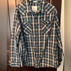 American Eagle Vintage Fit Men’s Button Down Shirt  XXL